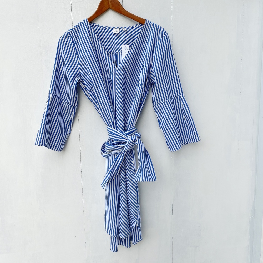 NWT GAP 100% Cotton striped shift dress Size Small